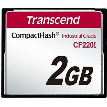 Transcend 2GB CompactFlash Industrial Temperature Memory Card CF220I