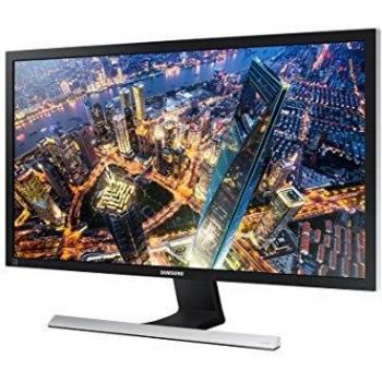 Flat 28 4K UHD TN Display with FreeSync HDMI DisplayPort Audio Ingresso PIP PBP Eye Saver Mode Flicker Free Eco Saving Plus Nero