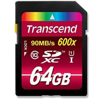 Transcend 600x Speed Class 10 SDXC Memory Card