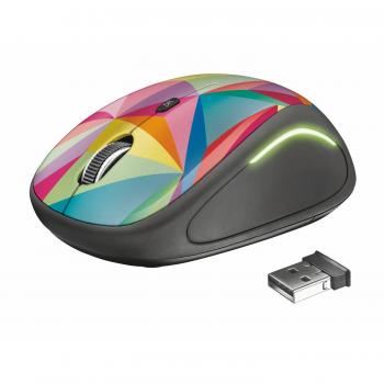 Trust Mouse Wireless Yvi FX Multicolor 22337