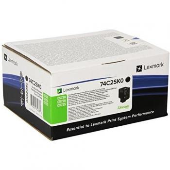 Lexmark Original Black Toner Cartridge for CS720/CS725/CX725 7K Nero