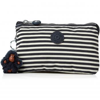 Kipling Creativity L, Monedero para Mujer, Multicolor (Marine Stripy), 15x24x45 cm (W x H x L)