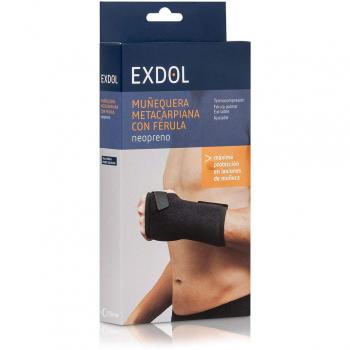 Exdol Muñequera Metacarpiana con Férula de Neopreno