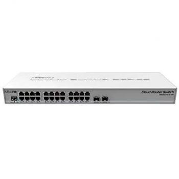 Switch Mikrotik CRS326-24G-2S+RM 24 Porta Gigabit + 2 SFP+