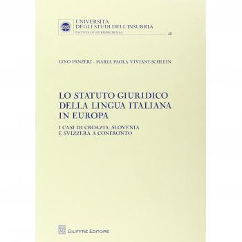 Statuto giuridico lingua italiana europa