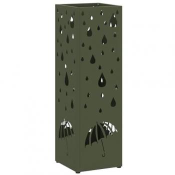 Soporte de sombrilla Oliva Metal Vidaxl 15.5 x 15.5 x 49 cm