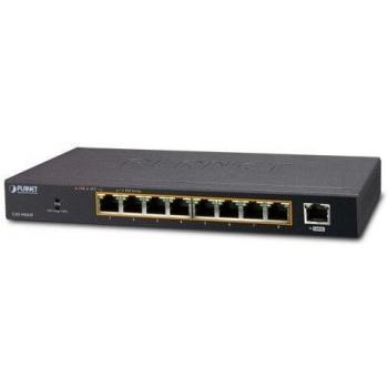 Planet GSD-908HP Switch of Managed Network Gigabit Ethernet (10/100/1000) Black PoE Support