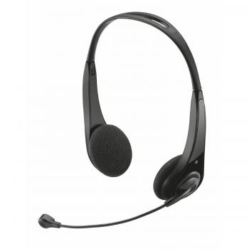 Cuffie stereo da gaming con microfono Trust InSonic nere