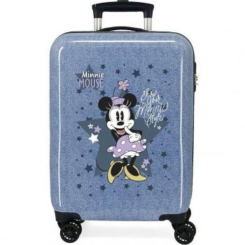 Maleta de Cabina Minnie Style Azul 38x55x20cm