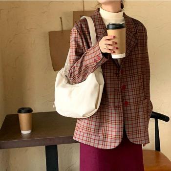 Bolso Bandolera Clásico de Piel para Mujer