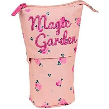 Safta 842128898 Estuche portatodo cubilete escolar Jardín Mágico