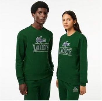 Sudadera casual unisex verde Lacoste
