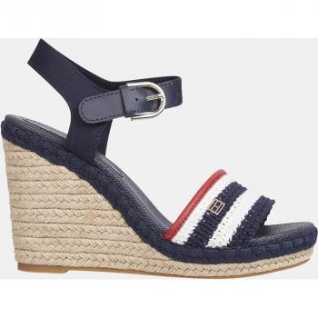 Alpargata Tommy Hilfiger Mujer Cuña Crochet Pulsera Hebilla