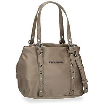 Roxanne Bolsa de Hombro Pepe Jeans Talla Mediana Beige (22,5x16,5x19 cm)