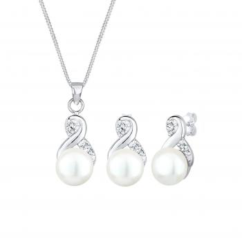 Conjunto ELLI Infinity Perlas Blancas