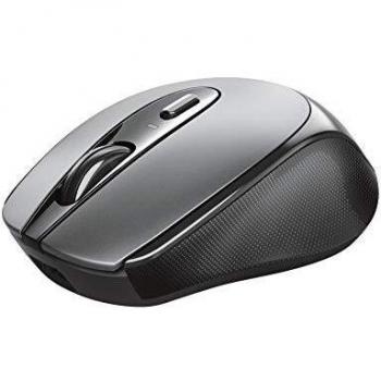 Trust Zaya Wireless Rechargeable Mouse (Collapsible USB Microrceiver, 4 Buttons, 800-1200-1600 DPI, USB-C Port for Charging Battery) Black