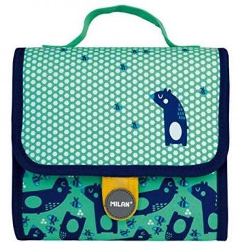 Maletín Infantil Milan 2 Estuches Verde