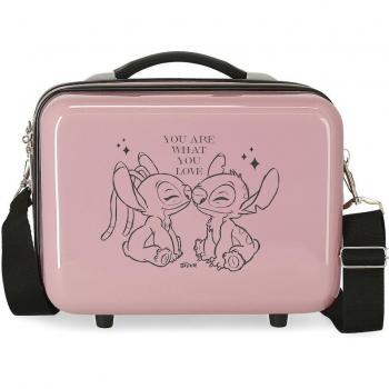 Neceser Disney Stitch You Love Rosa 9L