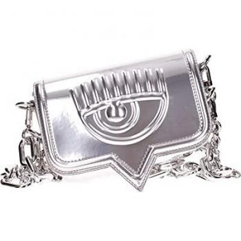 Bolso Chiara Ferragni Plata Azul