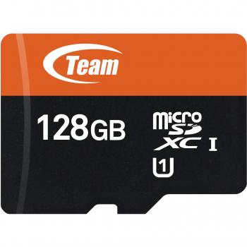 MicroSDXC 128 GB TEAMGROUP UHS‑I Classe 10 con adattatore