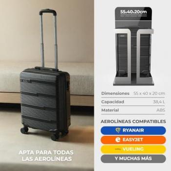 Numada UPFLLY T10 Maleta de Cabina 20 ABS XS (55x36x19cm)