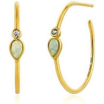 Pendientes Ania Haie 925m chapados en oro 14k