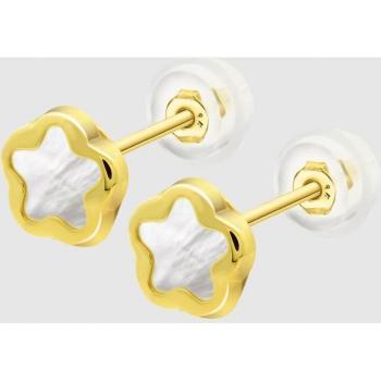 Pendientes de bebé flor LG00032/8 oro
