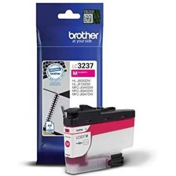 Brother LC3237M Cartuccia InkJet Originale, Capacità Standard, fino a 1500 Pagine, per Stampanti MFCJ5945DW / MFCJ6945DW / HLJ6000DW, Colore Magenta