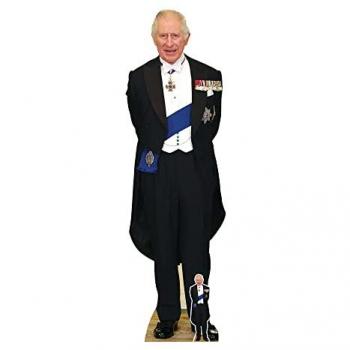 Figurine en carton Roi Charles III