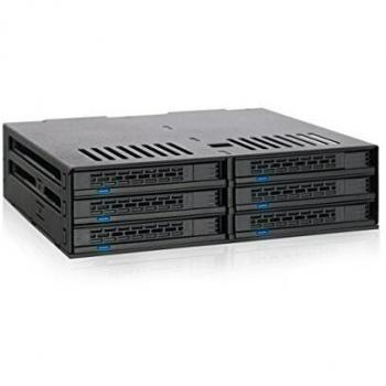 MB326SP-B array di dischi Rastrelliera (1U) Nero