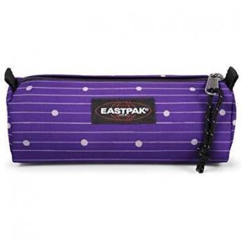 Estuche Eastpak Benchmark Single, 20 cm, Morado (Little Stripe)