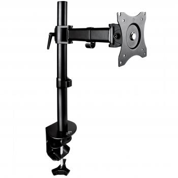 Meliconi Desk 100 R Supporto da Scrivania per Monitor, Nero