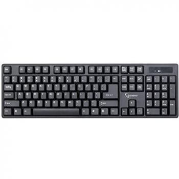 Set da tastiera e mouse Gembird nero