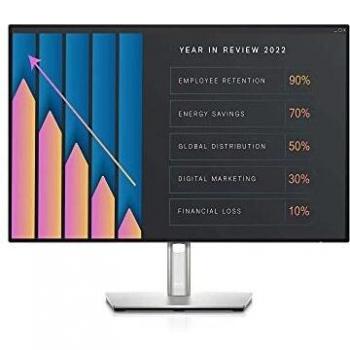 DELL UltraSharp U2421E 61.2 cm (24.1) 1920 x 1200 Pixel WUXGA LCD Argento -U2421E