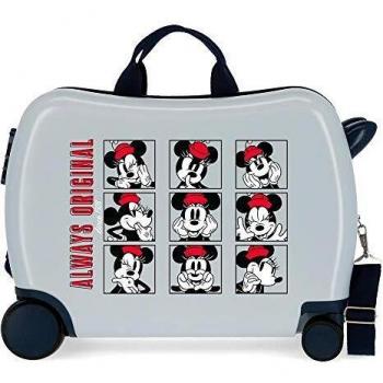 Disney Good Vibes Only Maleta Infantil Azul 50x38x20 cms Rígida ABS