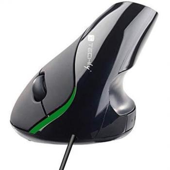 Techly 360806 Mouse Verticale Ergonomico USB Nero Nero