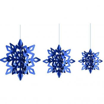 Guirnaldas 3D de Copos de Nieve de Frozen