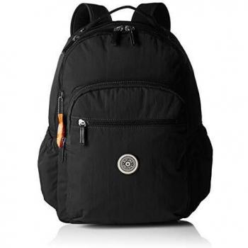 Kipling SEOUL GO Mochila infantil, 44 cm, 27 litros, Negro (Brave Black)