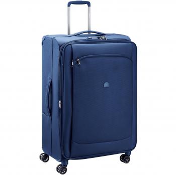 Delsey Paris Montmartre Air Equipaje de Mano, 77 cm, 118 Liters, Azul (Bleu Outremer)