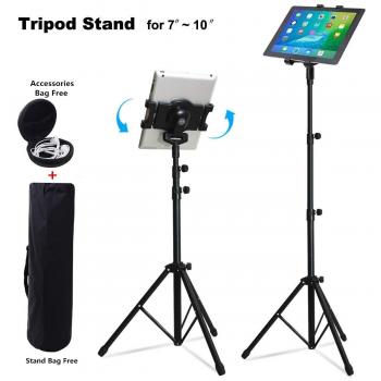 Nome del prodotto: BNT Portabile Universale Grande Dimensioni massime 7-10'' Pollici Supporto per treppiede con Supporto per Tablet per Tablet con Borsa