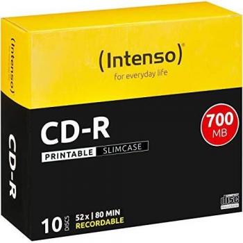 CD-R Intenso 700MB 80Min. (10 x) Disco Vuoto