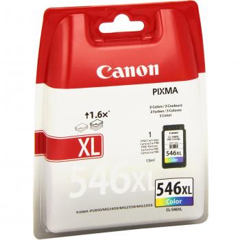 Canon CL-546XL Cartuccia Inchiostro Colore, Formato XL Blister Security