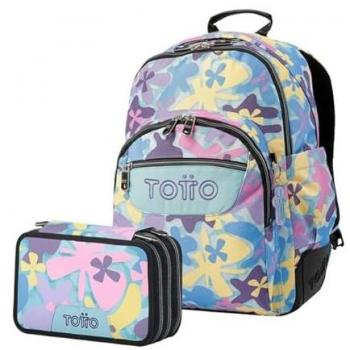 Pack escolar X2 flores hawaianas