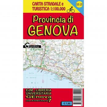 Provincia di Genova. Carta stradale e turistica. Sentieri