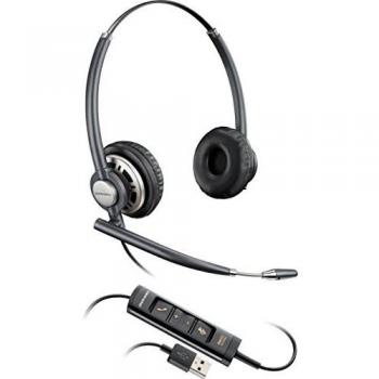 PLANTRONICS Encorepro HW725 Cuffie Stereofoniche Nero Argento