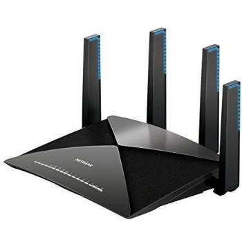 Netgear R9000 Nighthawk X10 Smart Router WiFi, Tri-band AD7200 (7.2 Gbps), Streaming Video 4K Ottimizzato, Gestione da Smartphone e Tablet, Funziona con Alexa