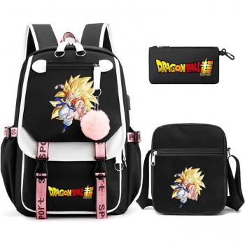 Mochila Impermeable Dragon Ball 3 Piezas
