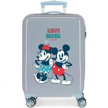Joumma Bags. Maleta de Cabina Mickey Always Original rígida azul claro