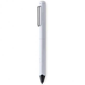 WACOM Bamboo Fineline 3 Penna Digitale con Punta Fine in Bianco / Stylus per Scrittura Digitale / Compatibile con dispositivi touchscreen Apple iOS
