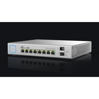 Switch Ethernet 8 porte PoE+ con 2 SFP